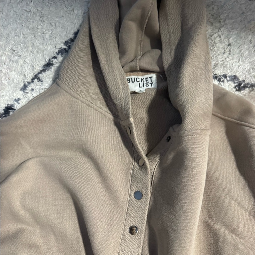 Bucket List Beige Hoodie - Picture 3 of 6